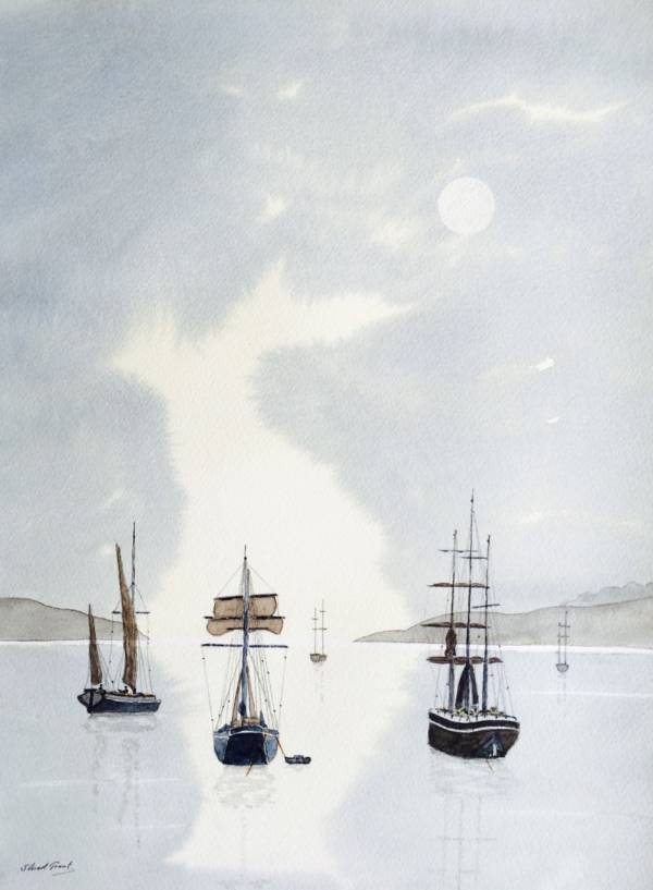 - watercolour on Paper, Painting by Stuart Grant, measuring 28 x 21 cm (H x W) framed at 47 x 39 cm £425